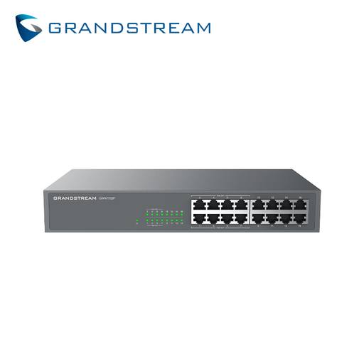 SWITCH 16 PUERTOS GIGABIT 8-POE (138W) GWN7702P GRANDSTREAM 