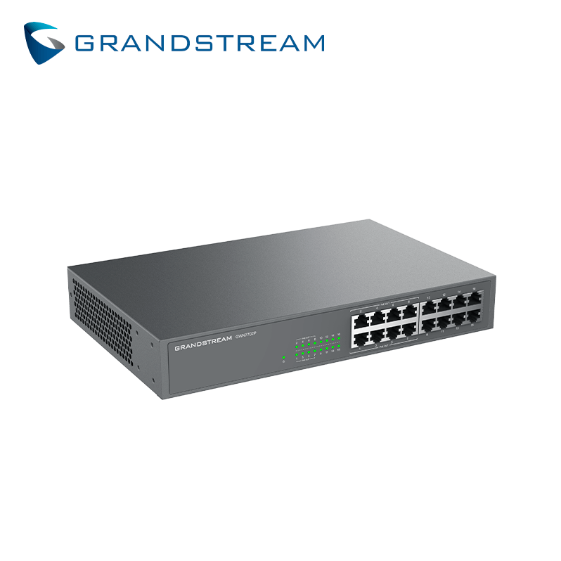 SWITCH 16 PUERTOS GIGABIT 8-POE (138W) GWN7702P GRANDSTREAM 