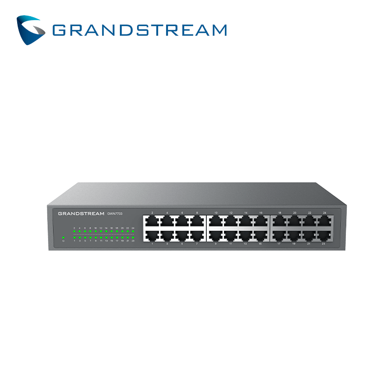 SWITCH 24 PUERTOS GIGABIT GWN7703 GRANDSTREAM