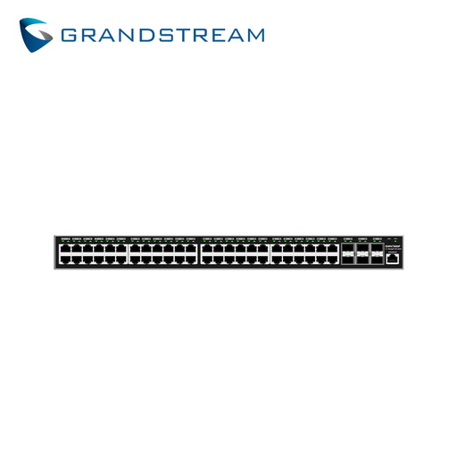 SWITCH ADMINISTRABLE CAPA 2+ (L2+) 48 PUERTOS GIGABIT POE+ 400W 6SFP+ GWN7806P GRANDSTREAM