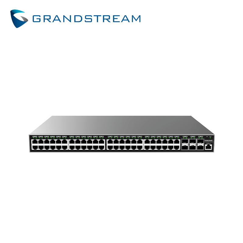 SWITCH ADMINISTRABLE CAPA 2+ (L2+) 48 PUERTOS GIGABIT POE+ 400W 6SFP+ GWN7806P GRANDSTREAM