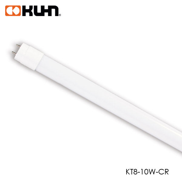 TUBO LED T8 10W VIDRIO LUZ FRIA EMPAVONADO 0.6M KT8-10W-CR