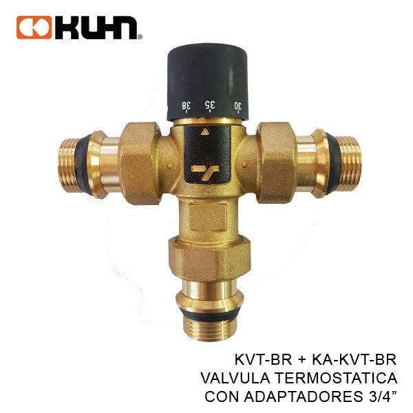 KIT ADAPTADOR 1" A 3/4" PARA VALVULA KVT MODELO KA-KVT-BR
