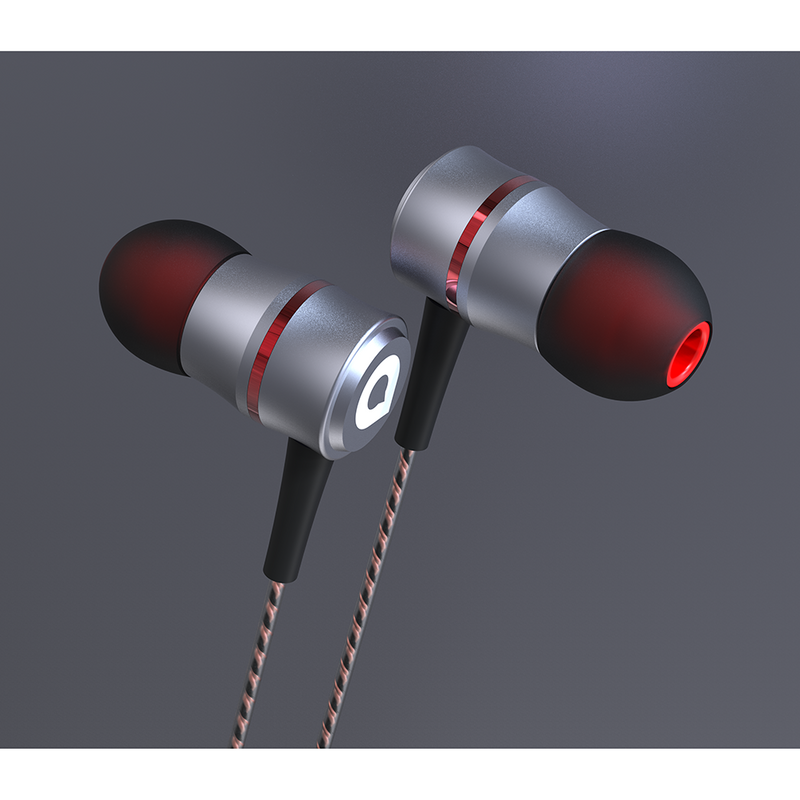 AUDIFONOS MANOS LIBRES iOS/ANDROID METALICO GRIS LYRA ACCUTONE