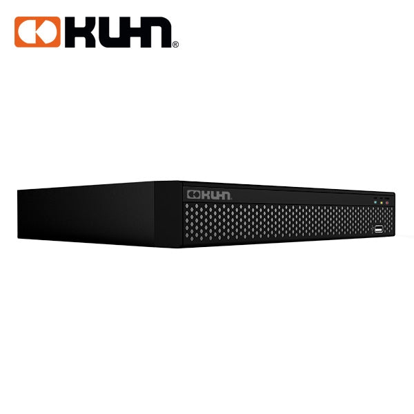 NVR H.265+ 16 CANALES 8xPOE (100W) 100Mbps VGA-HDMI NVR3616DP/8P KUHN