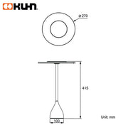 LAMPARA LED SOBREMESA KTL-10 220V