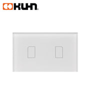  INTERRUPTOR MURAL PARA ILUMINACION INALAMBRICO DE 2 TECLAS BESTCON TC2S-2 PARA BROADLINK