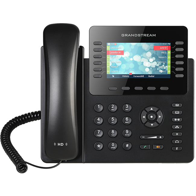 TELEFONO IP HD POE GIGABIT COLOR 12 LINEAS GRANDSTREAM GXP-2170