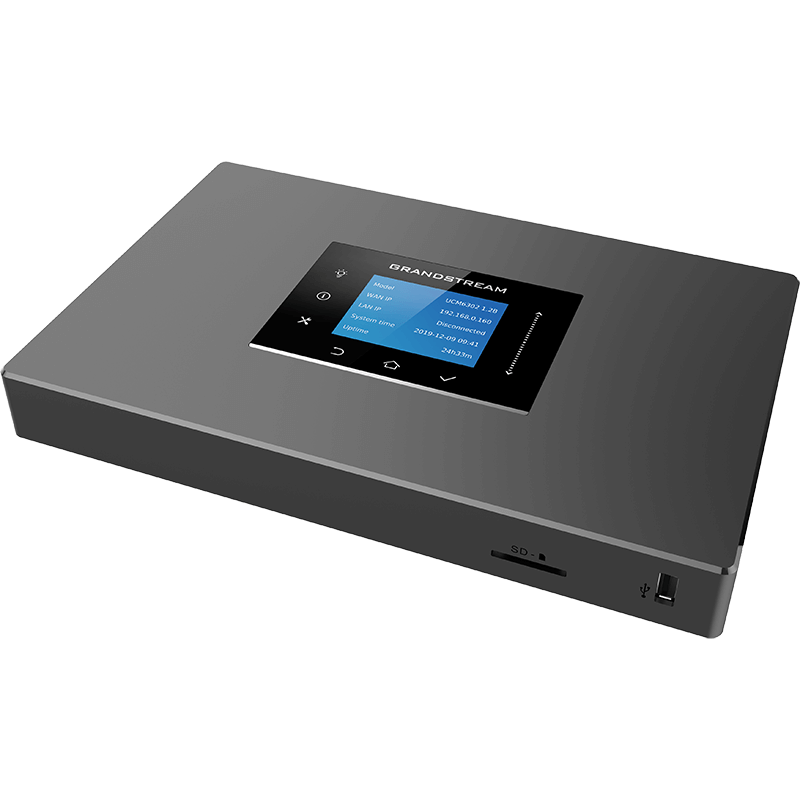 CENTRAL TELEFONICA IP 1-FXO 1-FXS 500-ANEXOS 75-LLAMADAS V-CONF GRANDSTREAM UCM6301