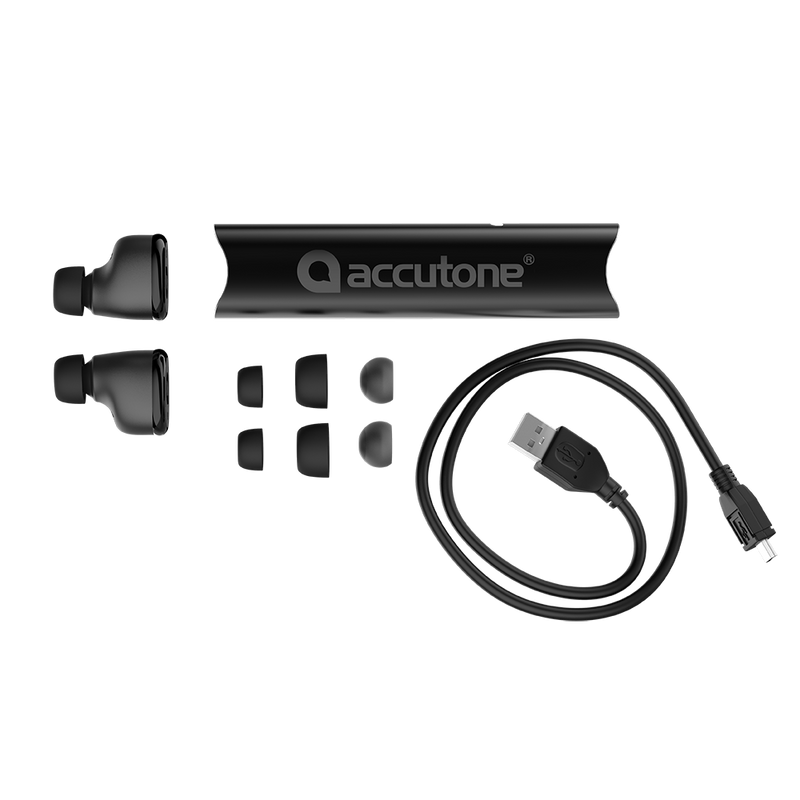 AUDIFONOS BLUETOOTH 5.0 IN-EAR ULTRA COMPACTOS CON POWER BANK VESTA ACCUTONE