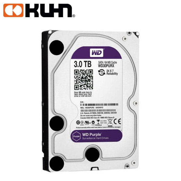 DISCO DURO VIDEOVIGILANCIA 3TB WD30PURZ WESTERN DIGITAL