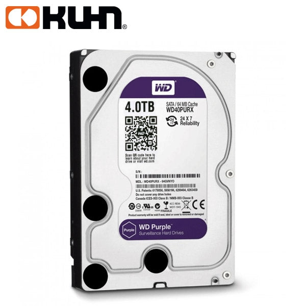 DISCO DURO VIDEOVIGILANCIA 4TB WD40PURZ WESTERN DIGITAL