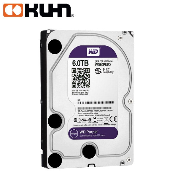 DISCO DURO VIDEOVIGILANCIA 6TB WD60PURZ WESTERN DIGITAL